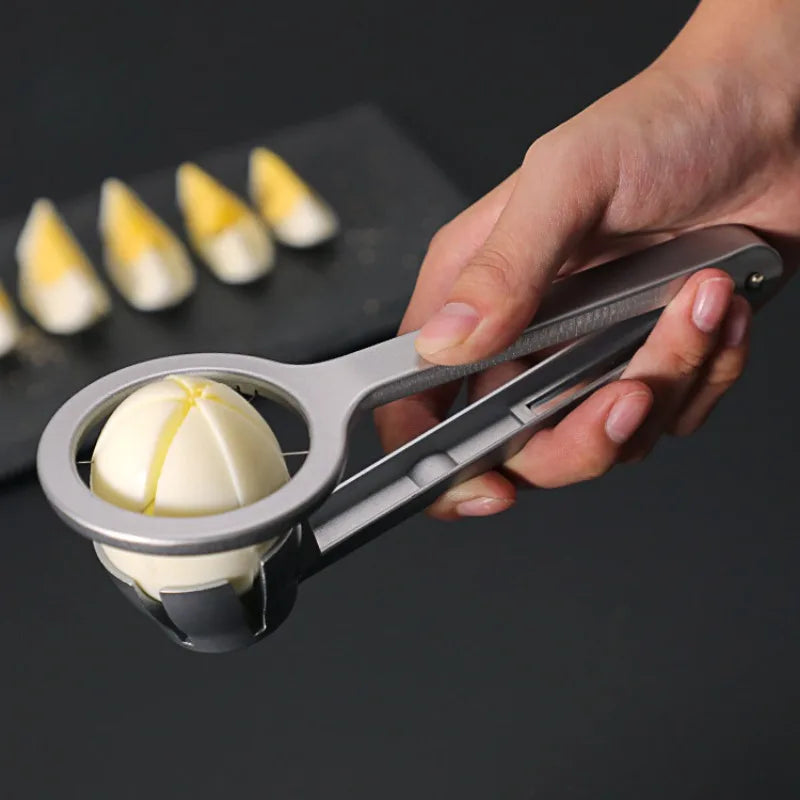 Stainless Steel Wire Egg Slicer – Manual Kitchen Tool Egg & Food Slicer Qme