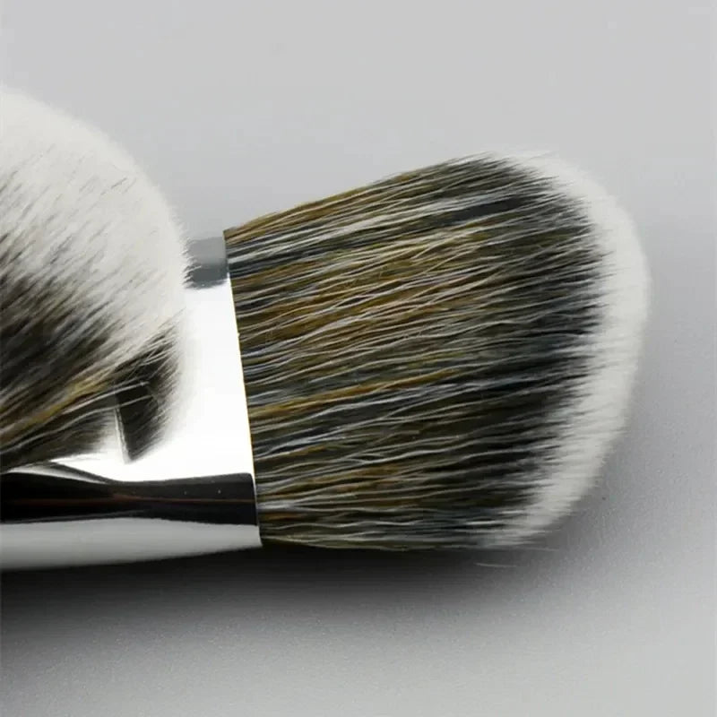 Professional Broom Head Foundation Brush | Liquid & Shadow Makeup Brush Qme