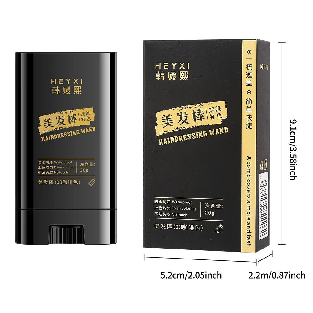 Waterproof Hair Dye Stick – Instant Gray Coverage, All Day Hair Dye Stick Qme