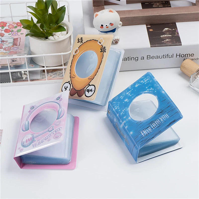 3-Inch Kpop Photocard Holder Album – 40 Pockets Instax Photo Card Album Qst
