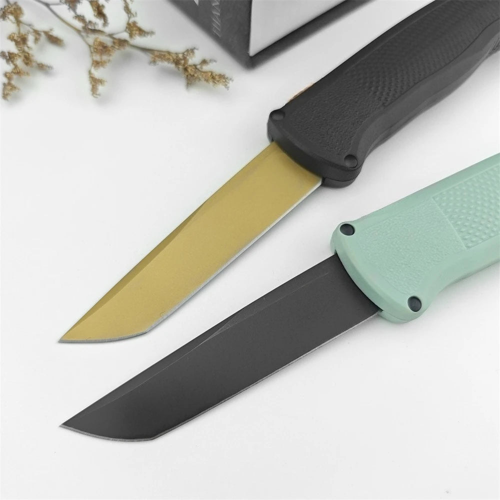 Tanto Folding Knife D2 Blade Nylon Handle Tactical EDC Tool Folding Tactical Knife Qst