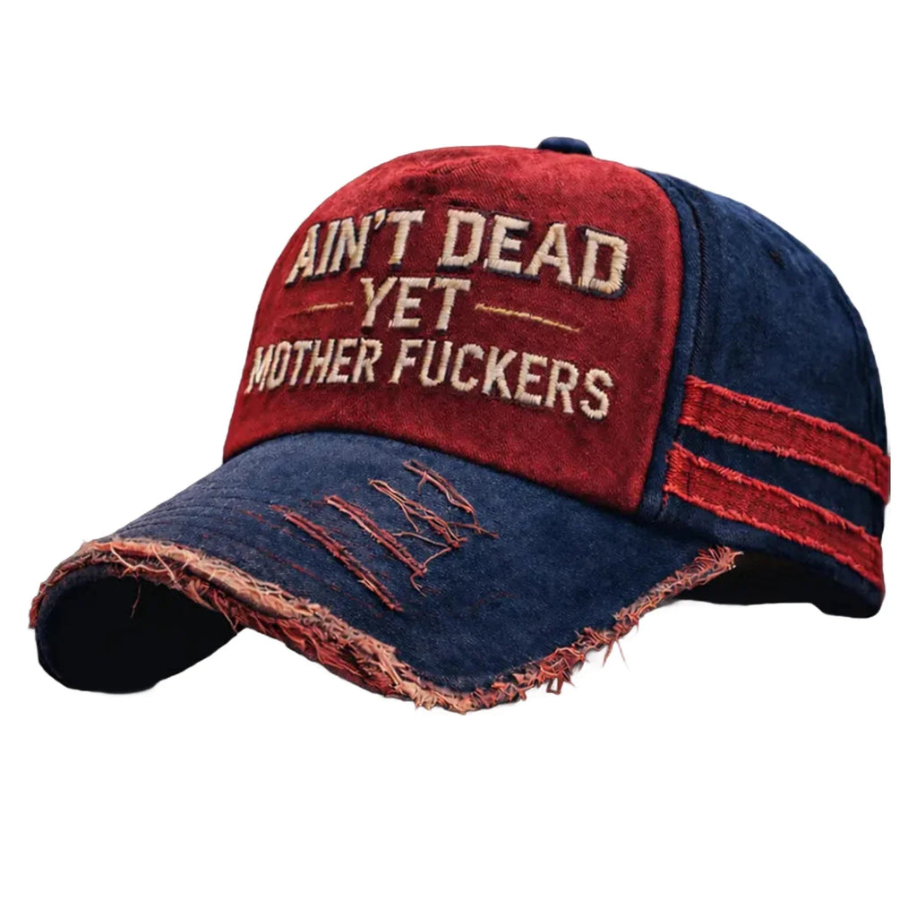 Unisex Vintage Washed Distressed Adjustable Commemorative Hat Vintage Baseball Cap Qme