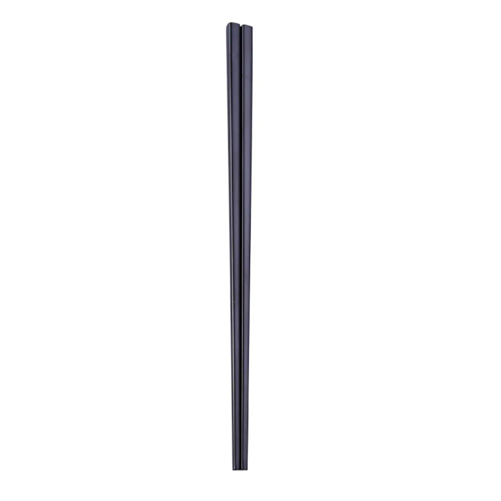 Stainless Steel Anti-Slip Chopsticks – Colorful, 23cm, 1 Pair Stainless Steel Chopsticks Qme Black