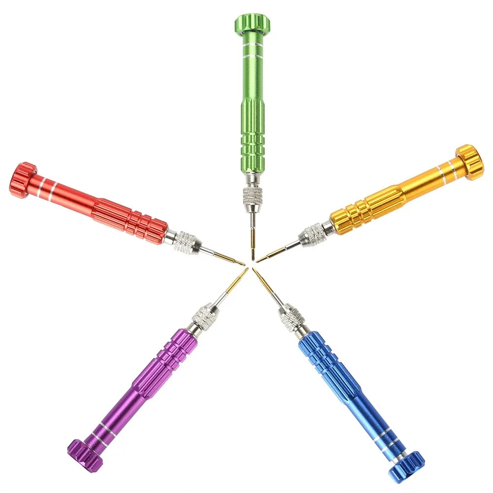 Precision Screwdriver Set – 5 Bits for Watches, Phones & Glasses Precision Screwdriver Set Qme
