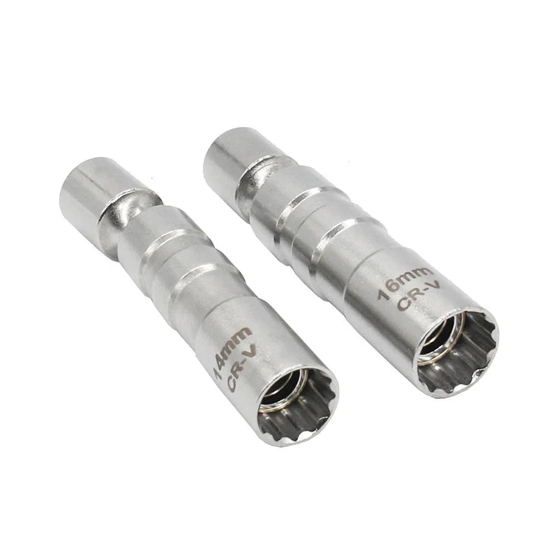 Magnetic Spark Plug Socket Wrench Adapter Swivel Extension Spark Plug Socket Qme