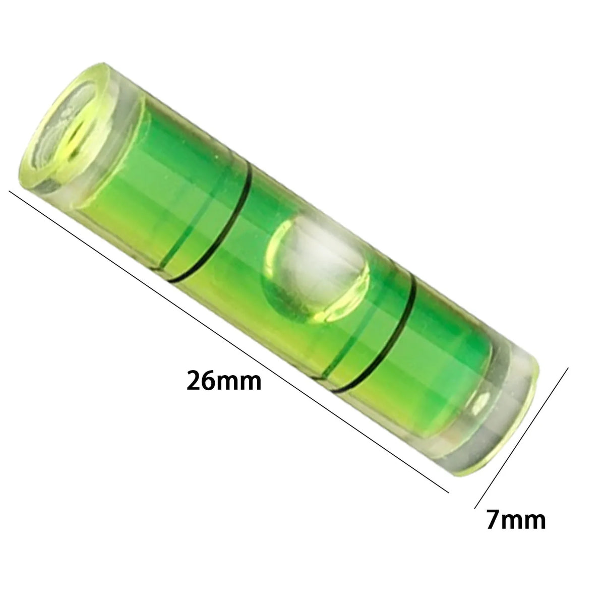 Mini Bubble Level Feet for Woodworking – 2pcs, 8 Colors Bubble Level Tool Qme 7mm-26mm