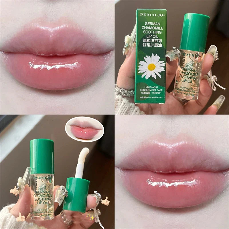 Chamomile Lip Essence Balm – Nourishing Moisturizing Gloss Lip Gloss Balm Qme