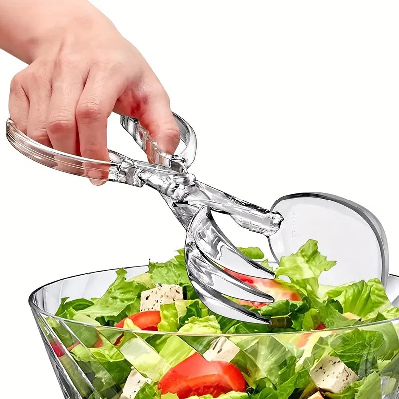 Non-Slip Buffet Food Tongs for BBQ, Salad & Kitchen Serving Kitchen Serving Tongs Qme