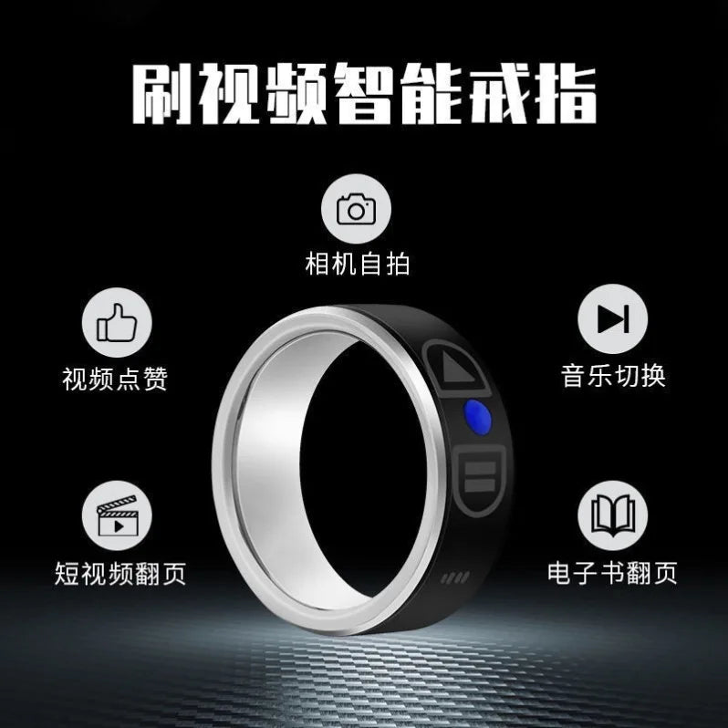 Smart Ring Bluetooth Remote – Page Turner & Camera Shutter Bluetooth Smart Ring Qst
