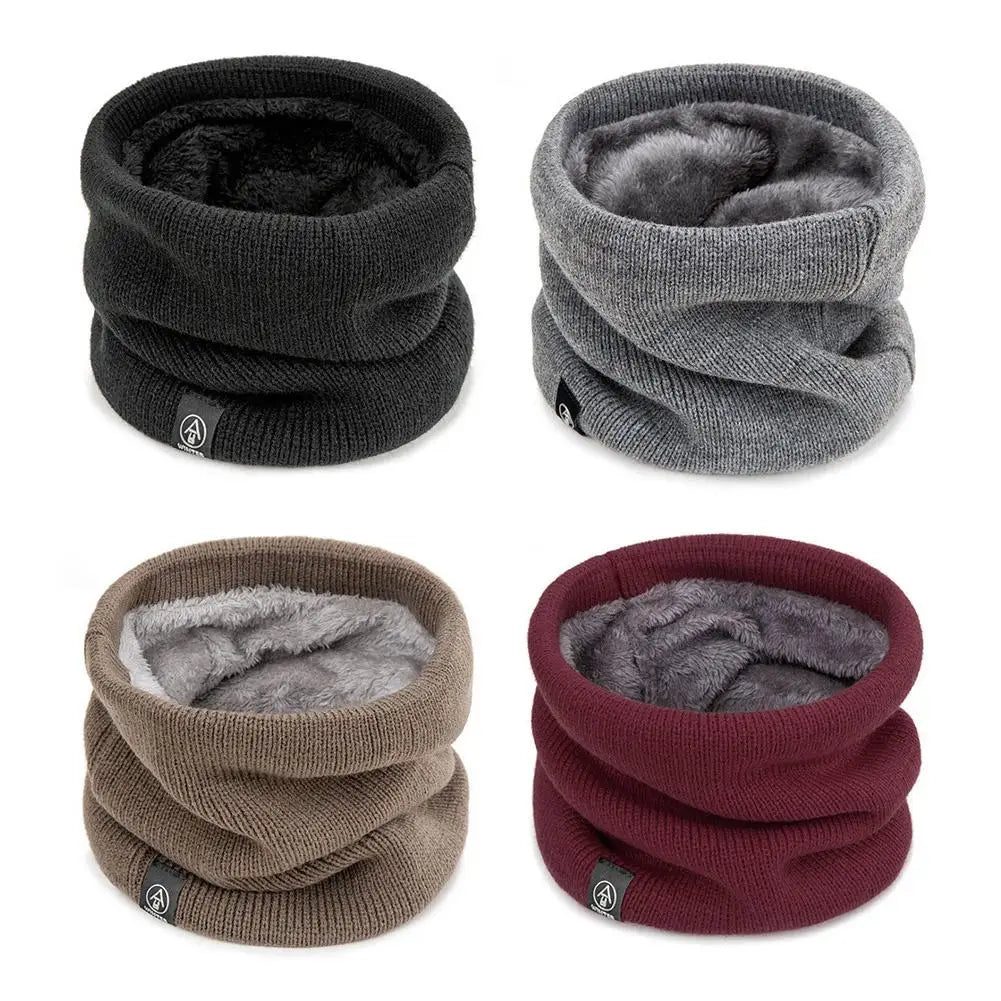 Women's Knitted Winter Snood Scarf – Cashmere-Like Softness Winter Snood Scarf Qme