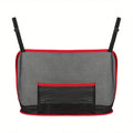 Large Capacity Car Seat Net Pocket Organizer | Qme Car Seat Organizer Qme Red