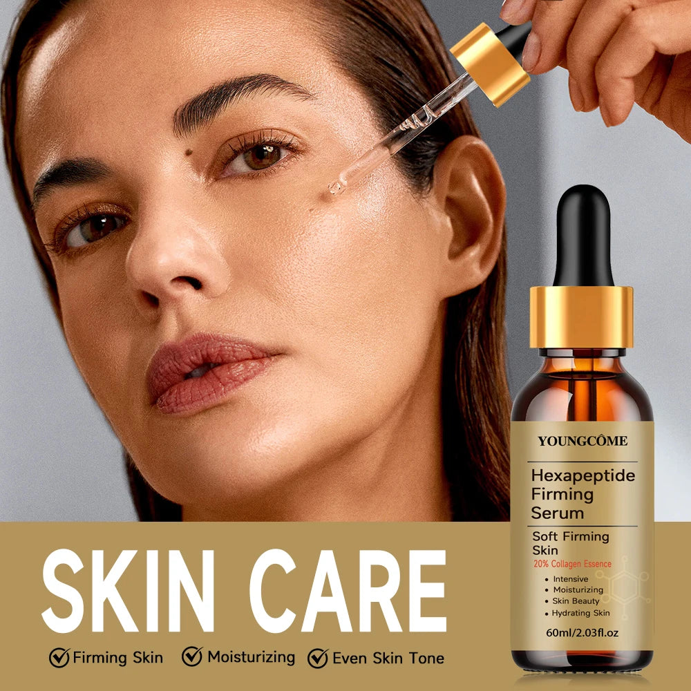 YOUNGCOME Hexapeptide Collagen Face Serum – Firm & Bright Face Serum Qst