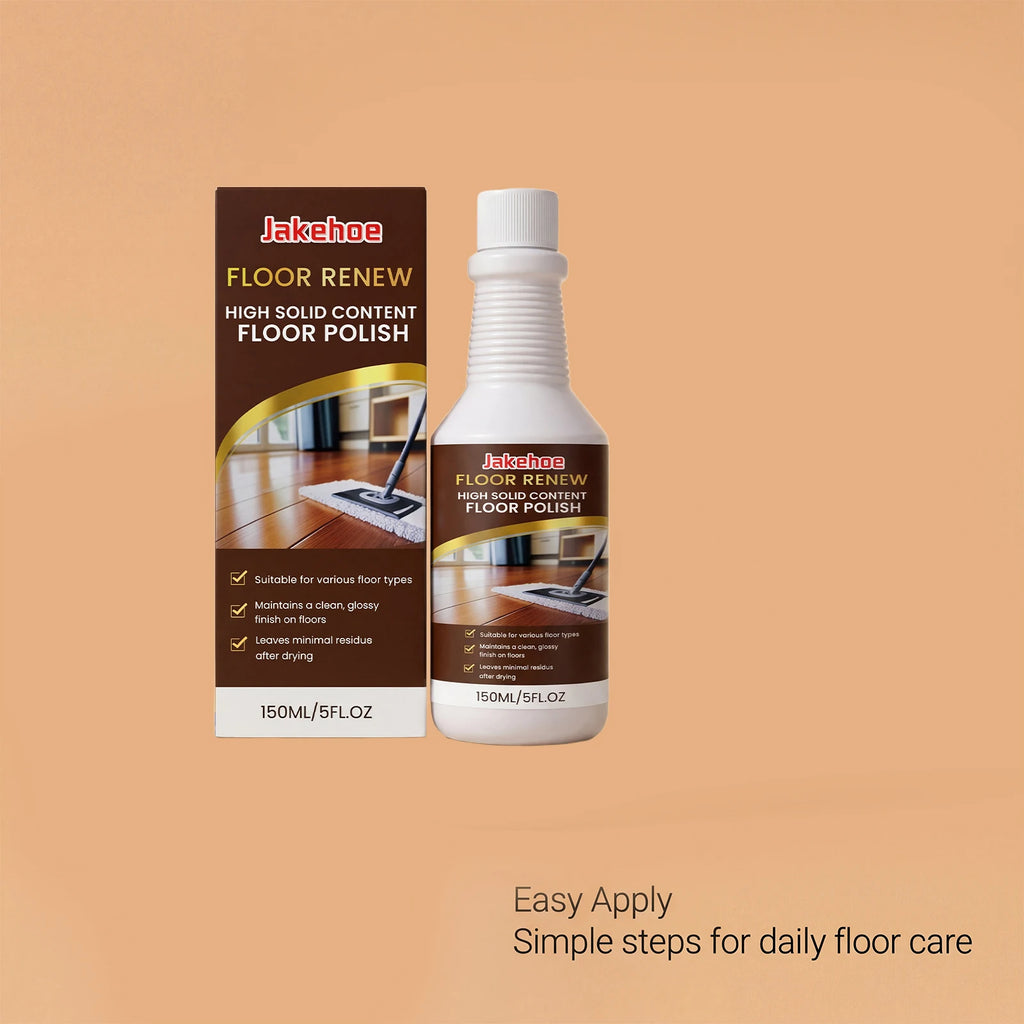 JAKEHOE 150ml Floor Cleaner – Polish, Gloss & Stain Remover Floor Cleaner Polish Qst