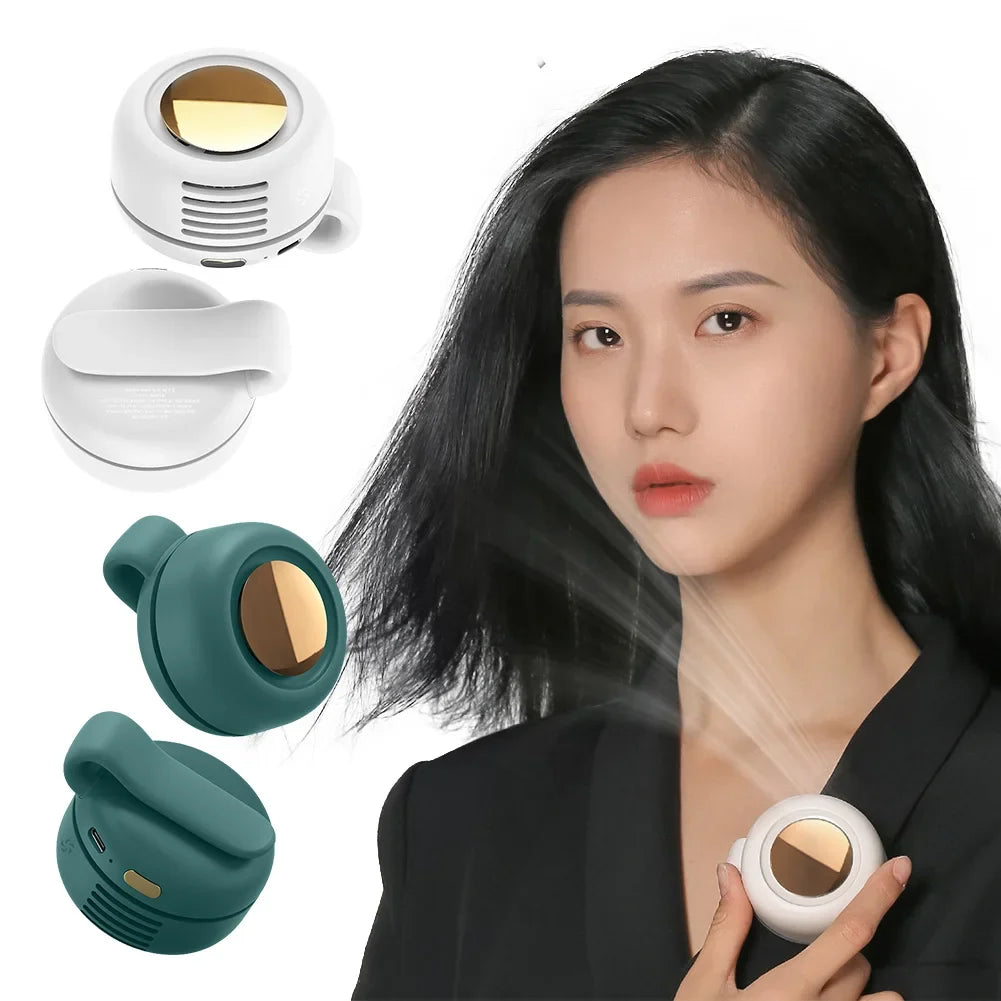 Mini Waist Fan 3-Speed Rechargeable Personal Fan | Portable Portable Personal Fan Qme