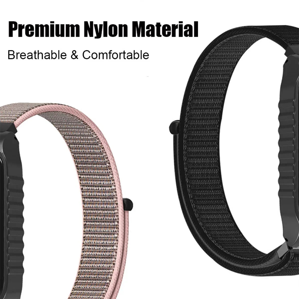 Xiaomi Smart Band 8 Active Nylon Loop Strap | 8 Colors Smart Band Strap Qme