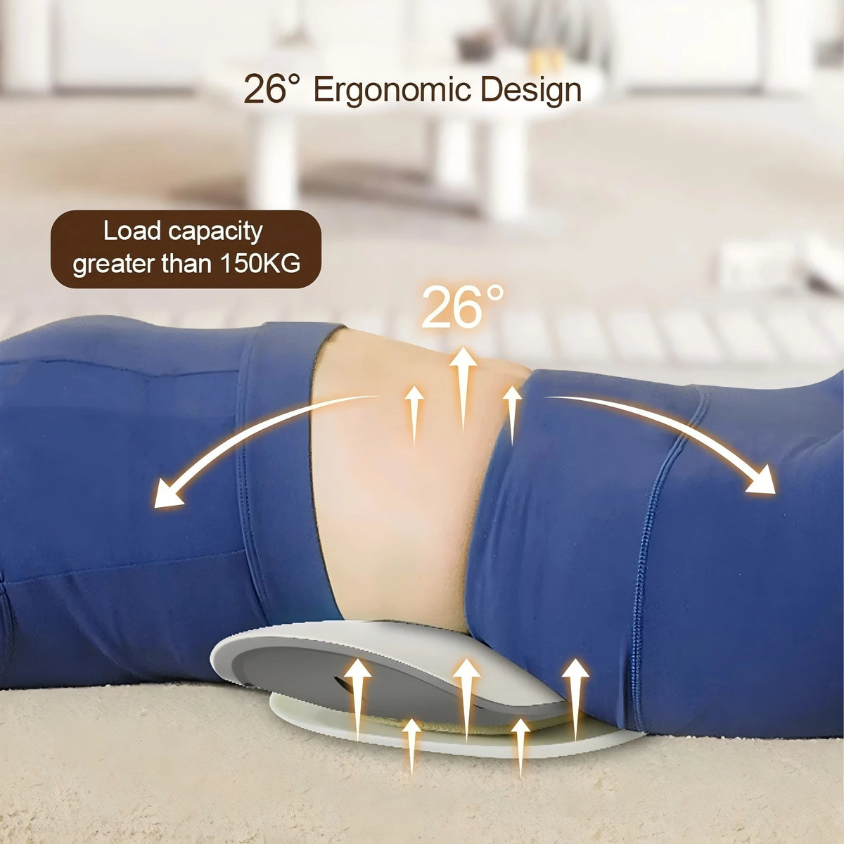 Lumbar Traction Massager – Airbag Vibration Back Stretcher Back Traction Massager Qst