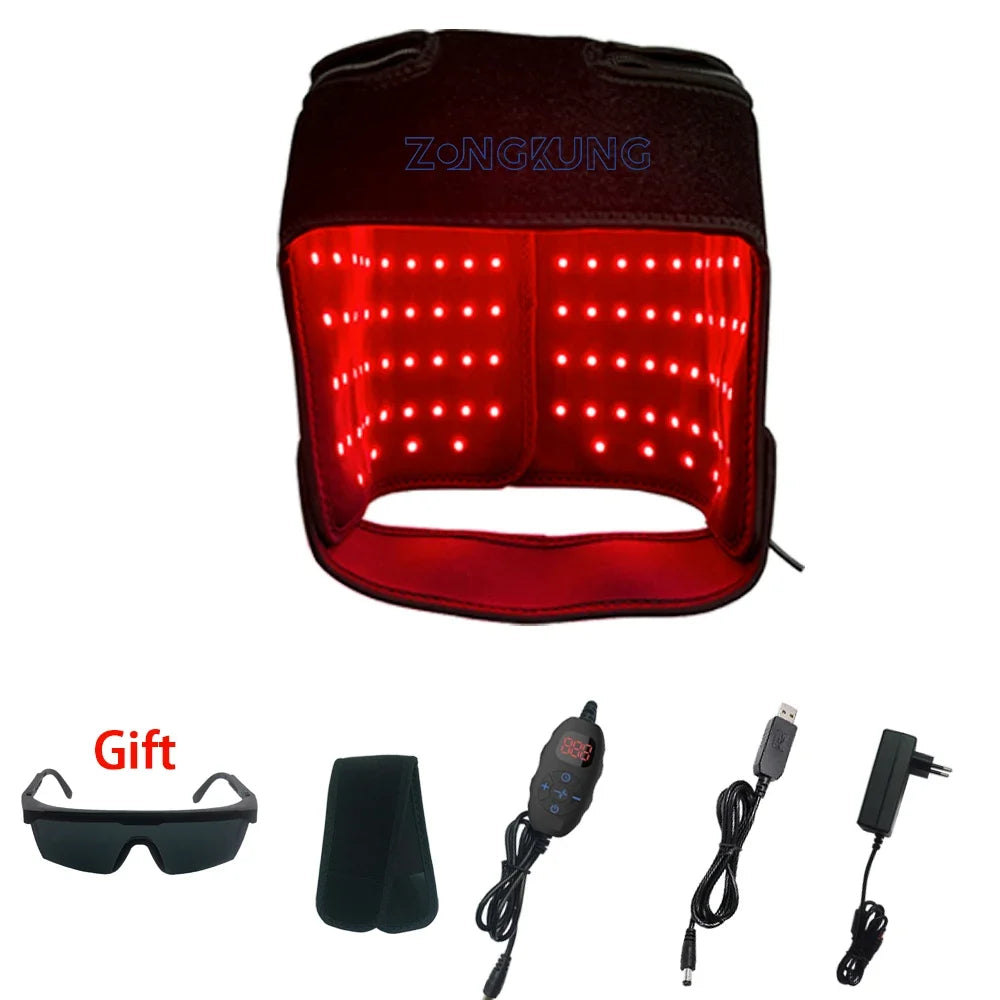 Jecaliz 660nm & 850nm Red Light Hair Growth Therapy Cap Hair Growth Therapy Cap Qst