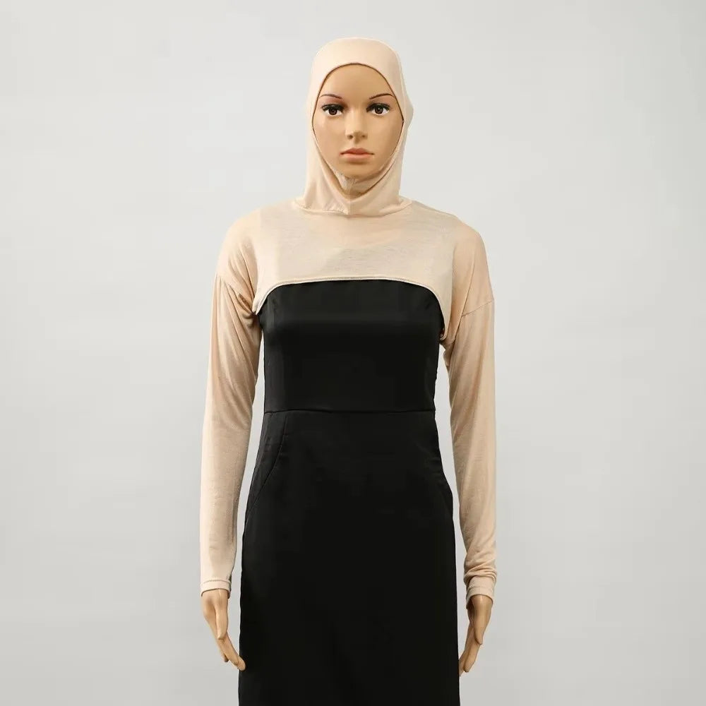 Polyester Hooded Capelet – Stretchy Long Arm Cape | 6 Colors Hooded Cape Qme