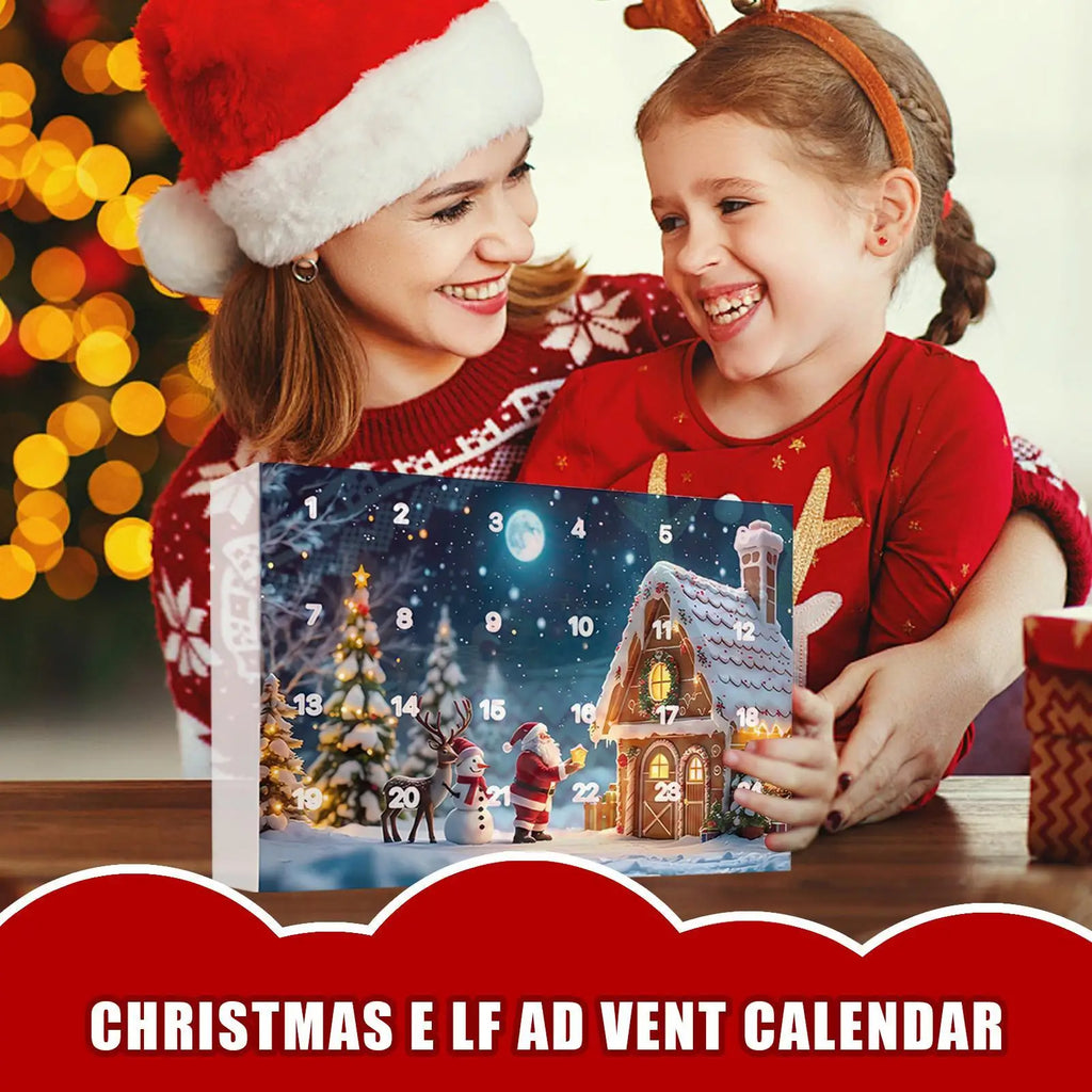 24-Day Gnome Advent Countdown Calendar Plush Dwarf Dolls Advent Calendar Decor Qme
