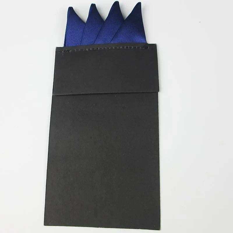 Men's Pre-Folded Pocket Square – Wedding & Party, 14 Colors Pocket Square Qme