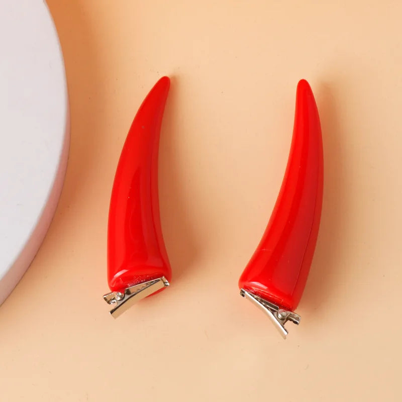 Chainsaw Man Power Demon Horn Clips | Anime Cosplay Headwear Cosplay Horn Headwear Qme