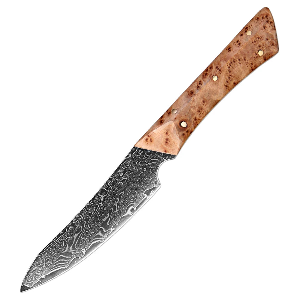 XITUO Damascus Steel Kitchen Knife Set – Sharp Pakkawood Handle Kitchen Knife Set Qst Paring knife