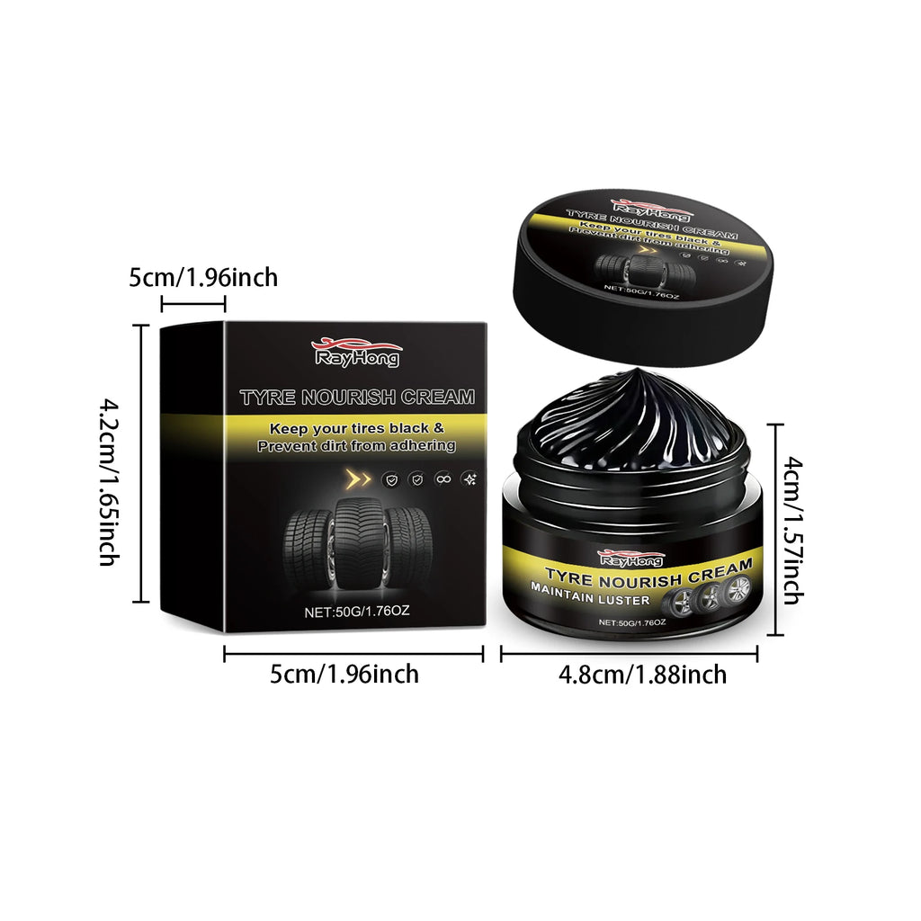 Car Tire & Wheel Retreading Wax – Polish & Long Protection Tire & Rim Wax Qst