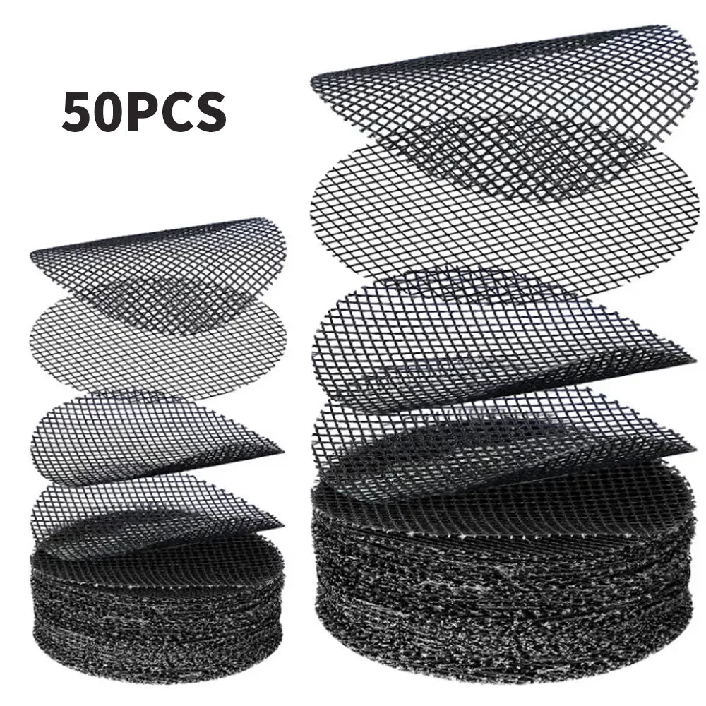 50-Pack Flowerpot Mesh Gasket Pads – Leakproof Drainage Discs Pot Drainage Pads Qme 5cm 50pcs