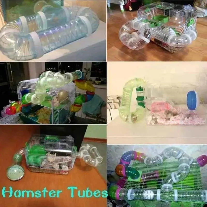 U-Shaped Hamster Cage Tunnel – DIY Plastic Pipe Connector Hamster Cage Tunnel Qme