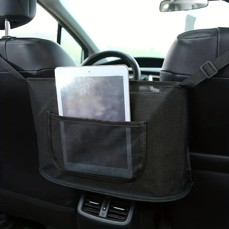 Large Capacity Car Seat Net Pocket Organizer | Qme Car Seat Organizer Qme