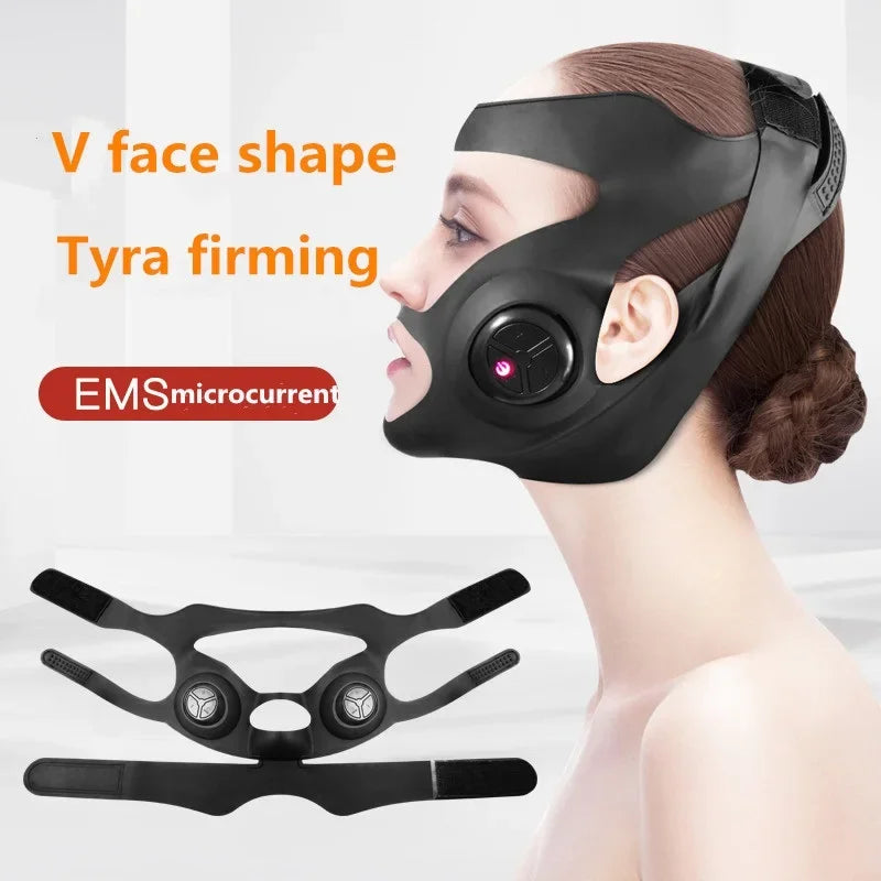 V-Line Facial Lifting Massager – EMS Jawline Toning Device Facial Lifting Massager Qst