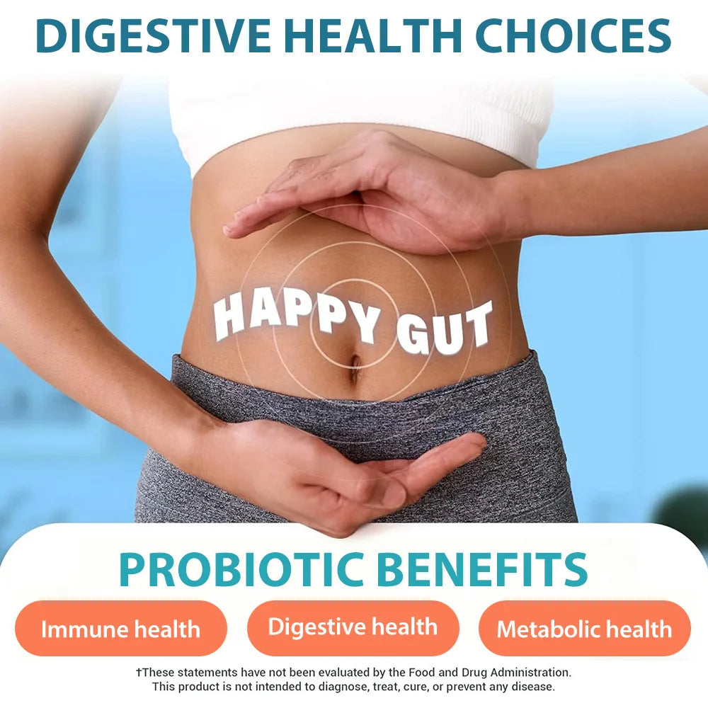 STRESSXCEL Probiotics & Prebiotics Capsules | Gut & Immune Support Probiotic Supplement Qst
