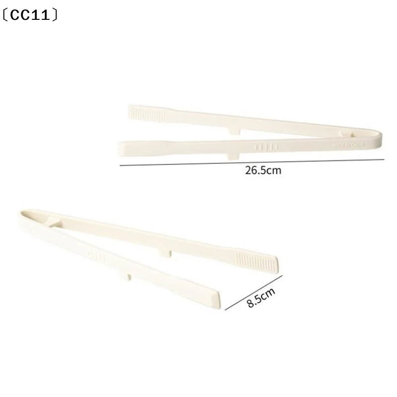 Silicone BBQ Grill Tongs – Heat Resistant Non-Stick Food Clip Silicone Grill Tongs Qme