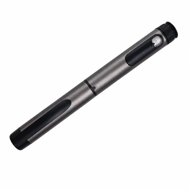 80IU Reusable Metal Injection Pen – Adjustable Dosing, 3ml Reusable Injection Pen Qst GRAY