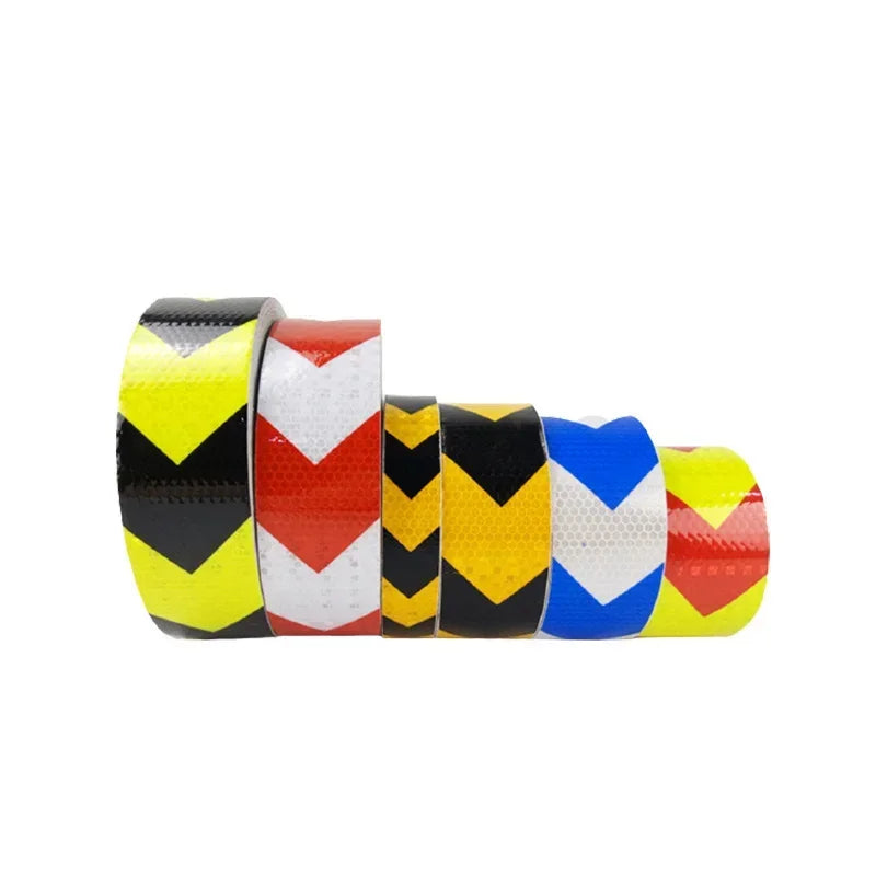 Self Adhesive Reflective Warning Tape Stickers – Cars & Motorcycles Reflective Safety Tape Qme