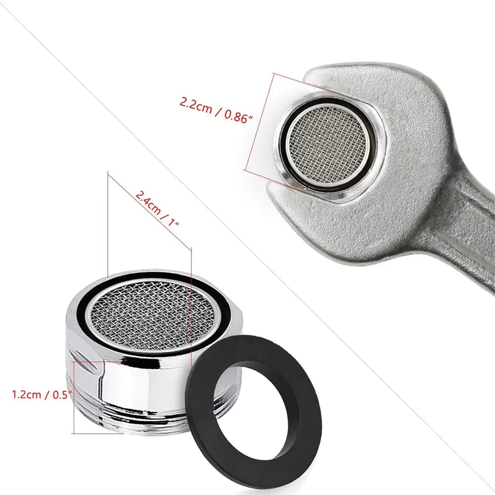 Water-Saving Faucet Aerator – Stainless Steel Tap Nozzle Faucet Aerator Qst