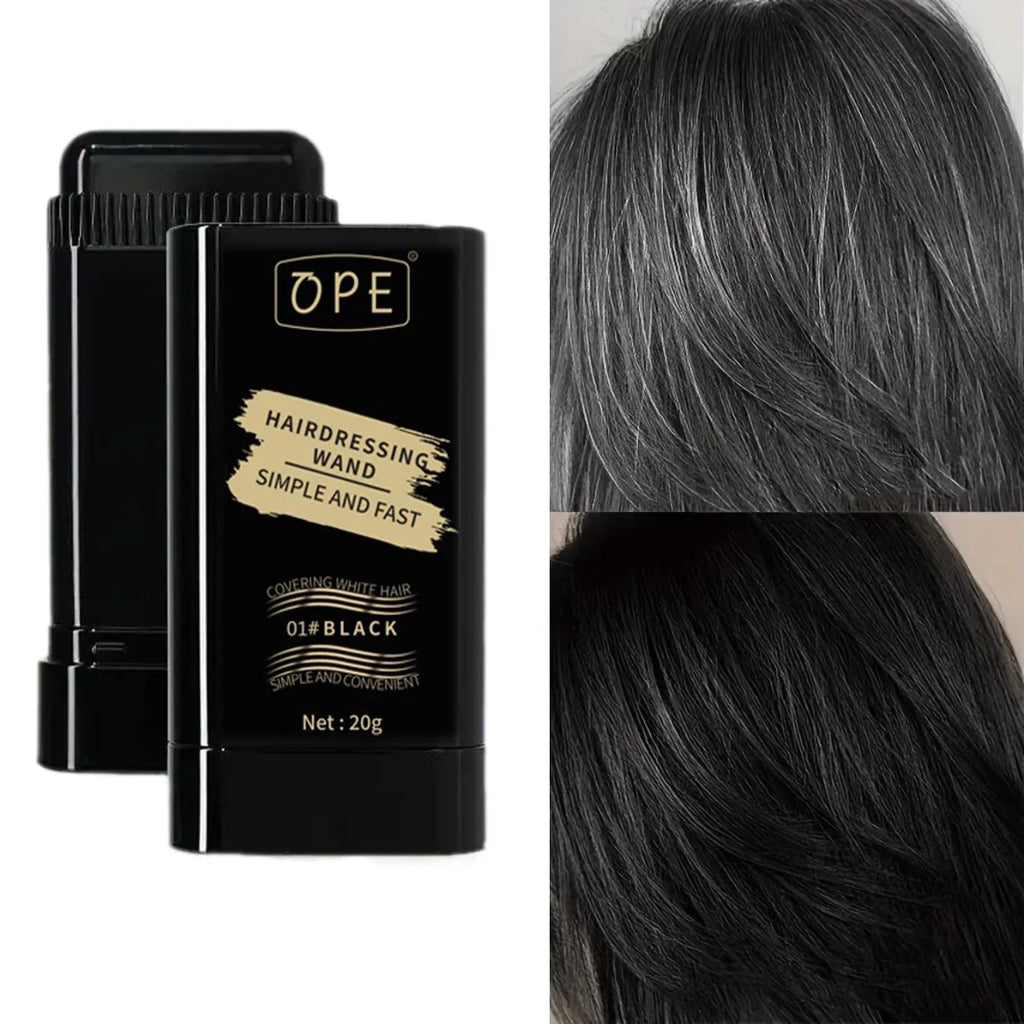 Quick Touch Hair & Beard Color Stick – Plant-Based Formula Hair Color Stick Qme
