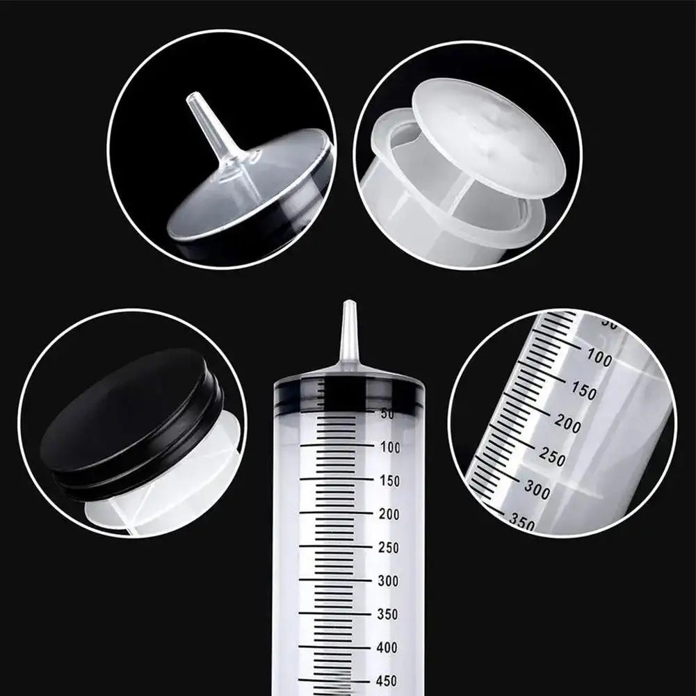 Large Capacity Transparent Plastic Syringes with Measurement Plastic Measuring Syringe Qme