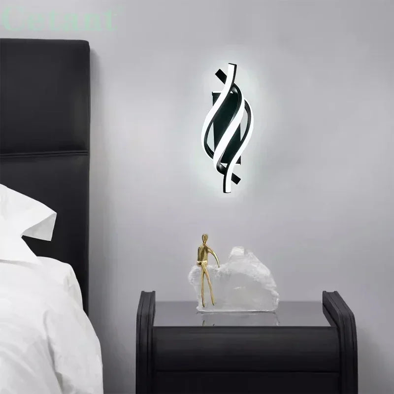 Modern LED Line Wall Lamp – Bedroom, Corridor & Home Décor LED Wall Sconce Qme