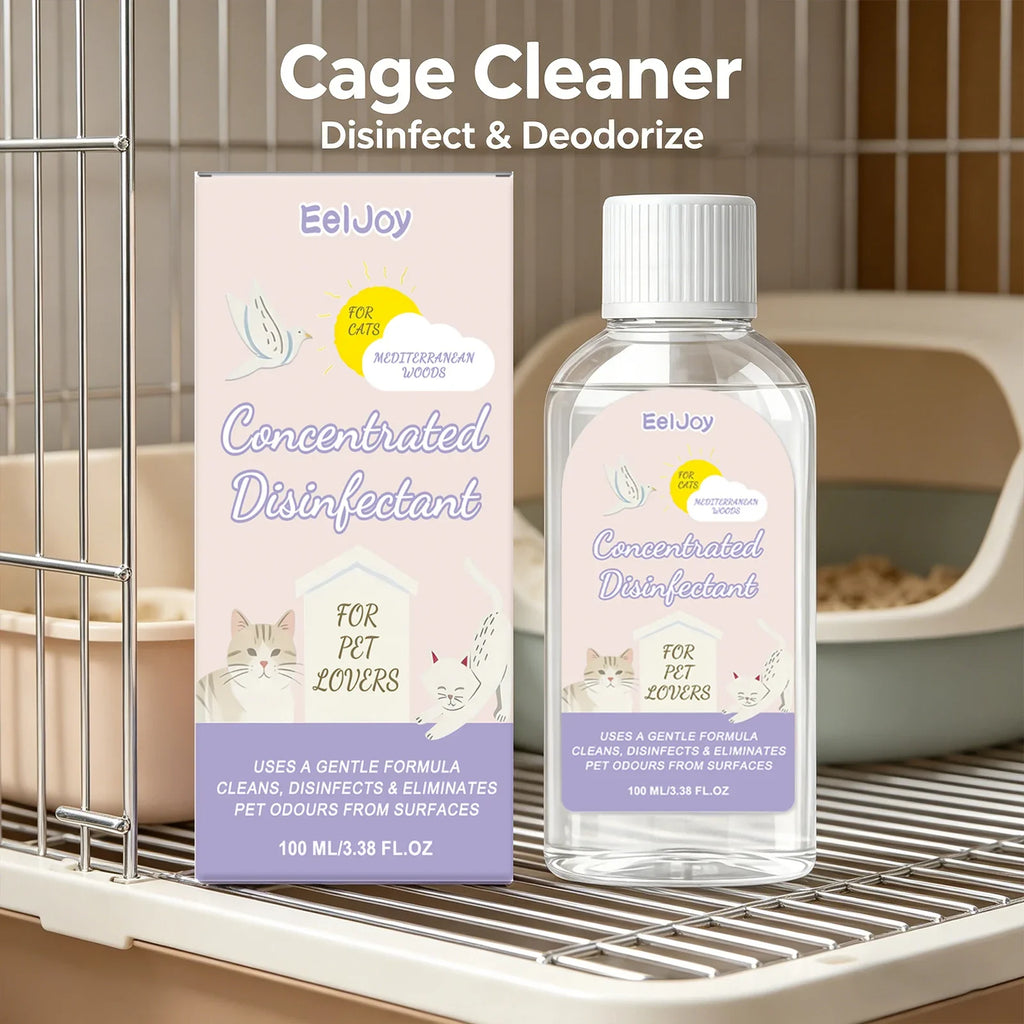 Pet 3-in-1 Concentrated Disinfectant – Cleans, Stain & Odor Pet Disinfectant Cleaner Qme