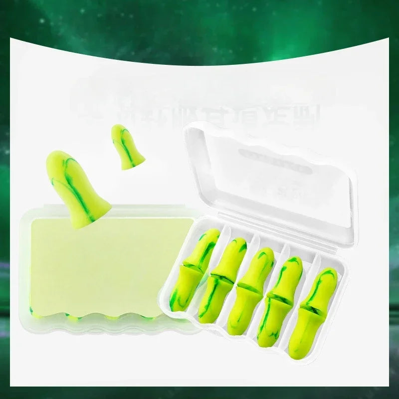 Soft Foam Earplugs for Sleeping & Noise Reduction – 4 Colors Foam Earplugs Qme