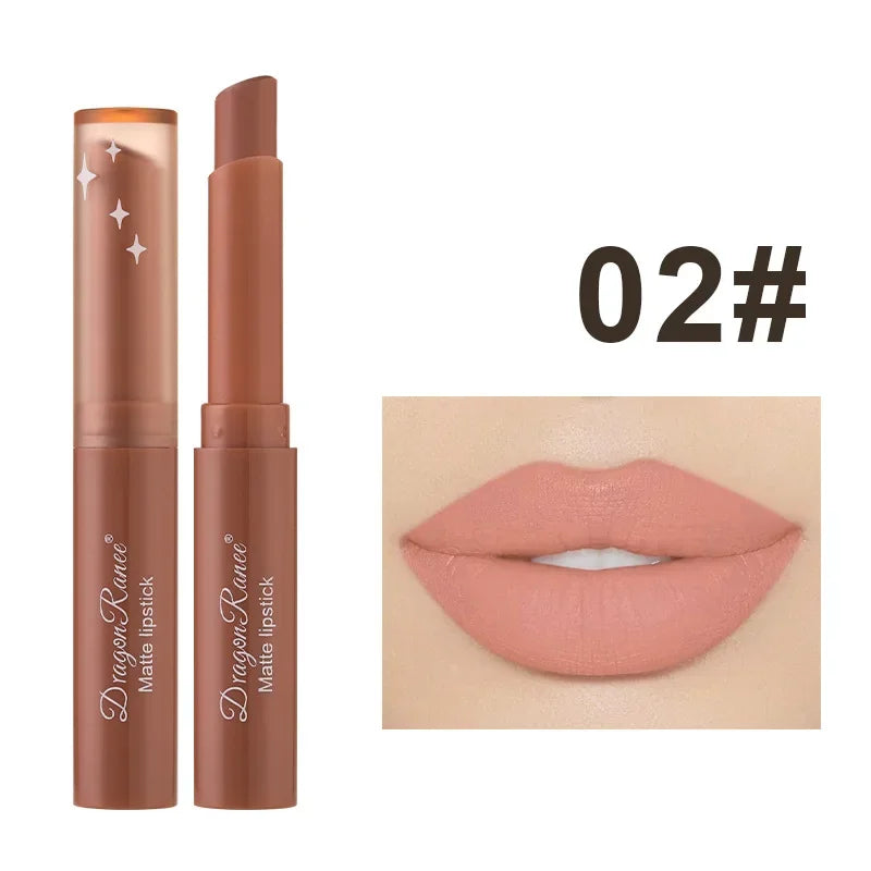 Nude Matte Lipstick Crayon – 24Hr Waterproof Lip Pencil Matte Lip Crayon Qme 2