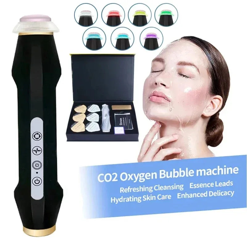 CO2 Oxygen Bubble Pen Facial Massager – Skin Care Device Facial Beauty Device Qst
