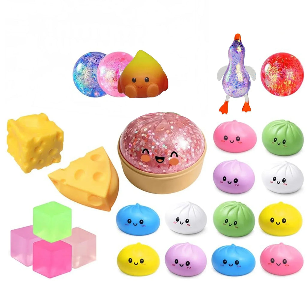 2026 Mystery Dumpling Advent Calendar – 24 Squishy Fidget Toys Squishy Advent Calendar Qme
