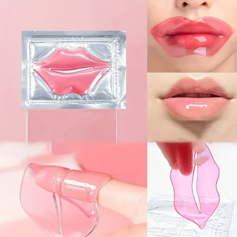 Crystal Collagen Lip Masks Hyaluronic Acid – 20 Pack Lip Mask Treatment Qme