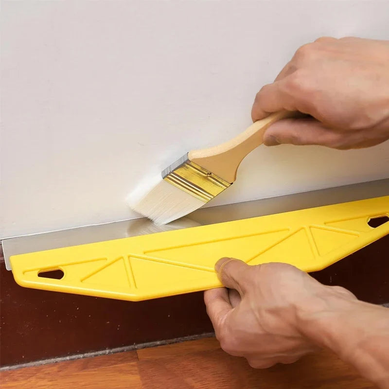 12-Inch Heavy-Duty Paint Shield Edger – Ergonomic Handle Paint Edger Tool Qme
