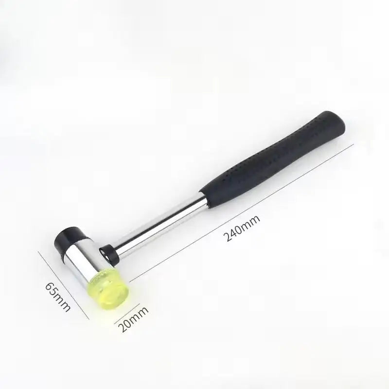 Double-Sided Rubber Mallet | Nylon & Rubber Head DIY Tool Rubber Mallet Qme 1pc