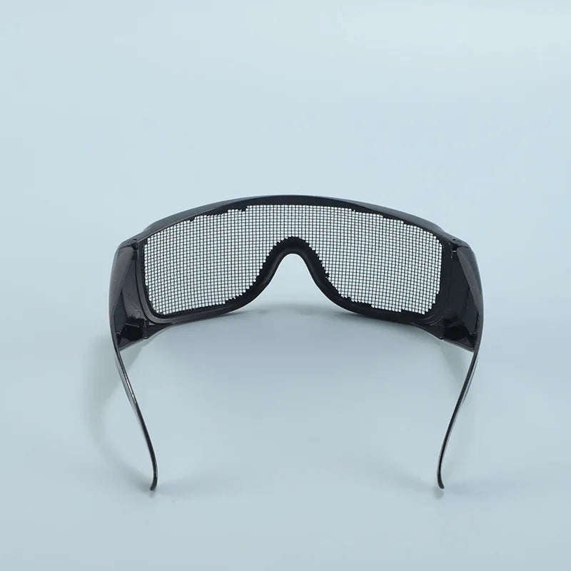 Steel Mesh Goggles – Anti-Impact Tactical Protective Eyewear Tactical Mesh Goggles Qme Black