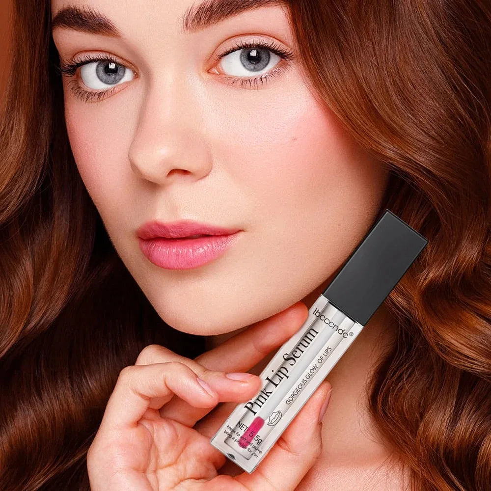 REAROYA Pink Lip Serum Balm – Brighten & Moisturize Lips Lip Serum Balm Qst