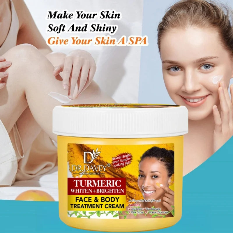 DR.DAVEY Turmeric Body Lotion 300ml – Deep Moisturizing Body Lotion Qst
